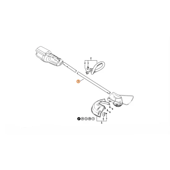 STIHL  Wysięgnik Ø 25,4 mm 4852 710 7101